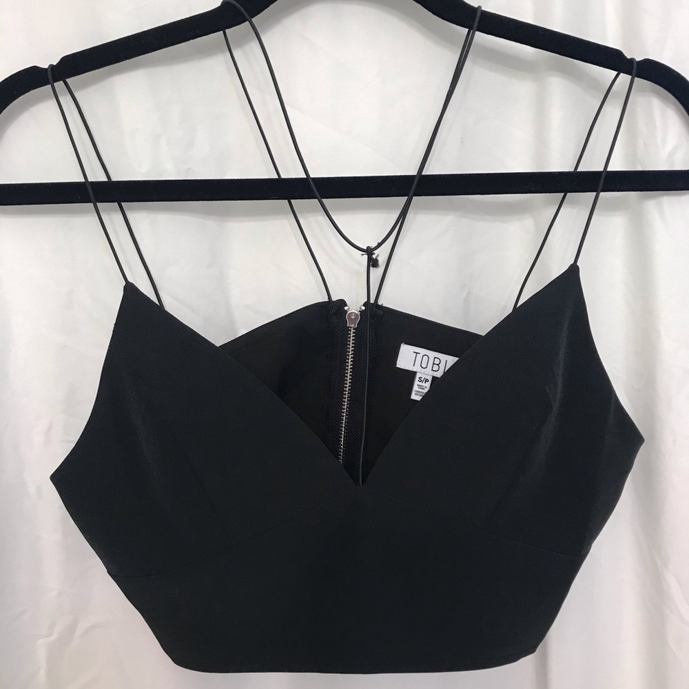 Silk crop top